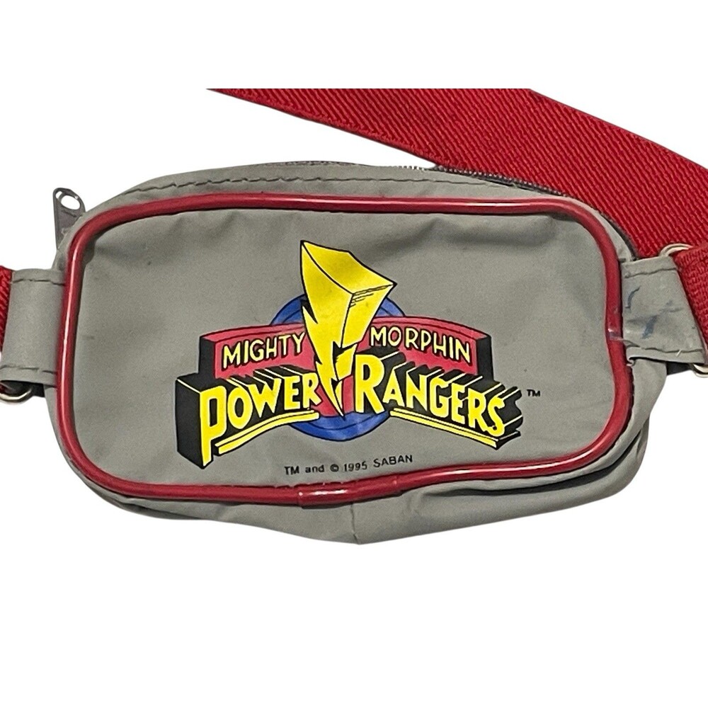 VTG 1995 SABAN Mighty Morphin Power Rangers Coin Purse Fanny Pack Belt Bag